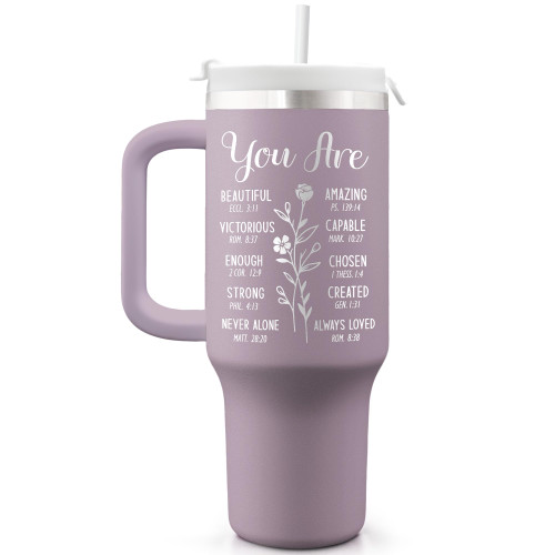 Pandzee Christian Gifts For Women - Birthday Christmas Gifts for Mom Grandma Sister Friend Coworker Women - Inspiration Religious Self Care Gifts For Women - 40oz Tumbler With Straw Lid Travel Cup Pandzee Christian Gifts For Women - Birthday Christmas Gifts for Mom Grandma Sister Friend Coworker Women - Inspiration Religious Self Care Gifts For Women - 40oz Tumbler With Straw Lid Travel Cup