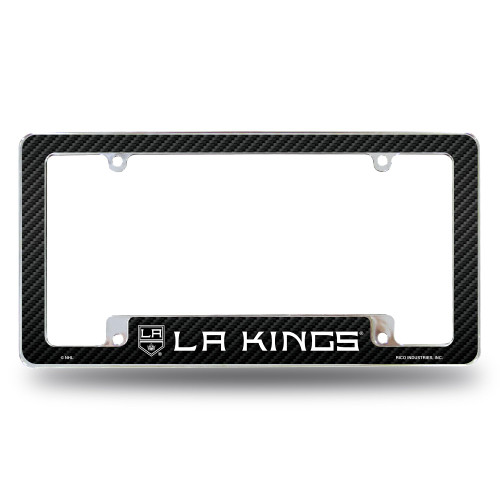 Rico Industries NHL Los Angeles Kings Black 12" x 6" Chrome All Over Automotive License Plate Frame for Car/Truck/SUV Rico Industries NHL Los Angeles Kings Black 12" x 6" Chrome All Over Automotive License Plate Frame for Car/Truck/SUV
