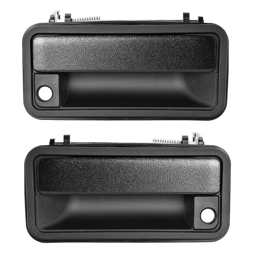 BJYXSHOP 2Pcs Exterior Door Handle Front Left Right Driver Passenger Side Replacement for 1995-2000 Chevy Suburban Tahoe,1995-2000 GMC Suburban Yukon,Cadillac Escalade, Black,15742229,15742230