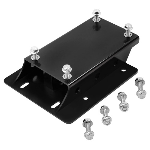 Torque Converter Motor Riser Plate Mount for Predator 196cc / 212cc Engine on Coleman Mini Bikes, Black - 1 3/4 Inch Lift