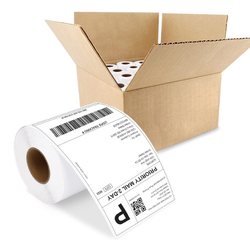 SANBOTT 4"x6" Direct Thermal Shipping Labels, 220 Labels/Roll - Thermal Shipping Label Printer Paper Postage Mailing Labels Compatible with Rollo, MUNBYN Label Printer (4 Rolls) SANBOTT 4"x6" Direct Thermal Shipping Labels, 220 Labels/Roll - Thermal Shipping Label Printer Paper Postage Mailing Labels Compatible with Rollo, MUNBYN Label Printer (4 Rolls)