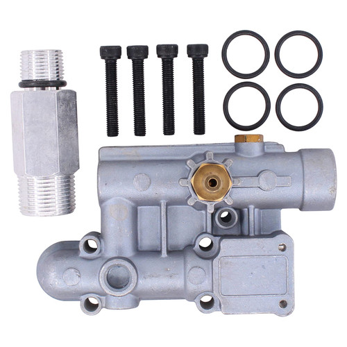 ApplianPar Pressure Washer Pump Unloader Manifold Kit for Briggs Stratton 020228 16031 Pressure Washer EXWGV1721 Replaces 190627GS 190574GS