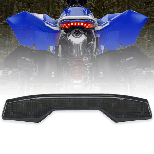 KICRY Motorcycle TailIight Assembly ATV Tail Light Compatible with Suzuki LT-R450 LTR 450 Quadsport LTR450 Replacement OEM 35710-45G00 (Smoke Lens)