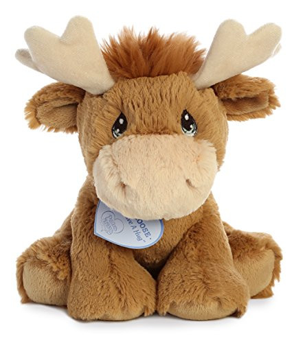 Aurora Monty Moose Plush, Brown