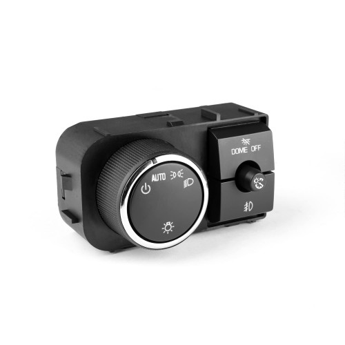 SOAESCN Headlight Dimmer Switch for 2007-2014 Chevy Avalanche Silverado Suburban Tahoe GMC Sierra Yukon XL, Fog Light Switch Dome Headlamp Switch Assembly, Headlight Switch 25858705 15096895 15926099