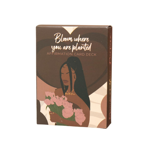 Manifest Your Purpose - Affirmations for Black Women - Bloom Where You Are Planted Affirmation Card Deck, 52 positive affirmation cards, Daily Affirmations for Black Women Manifest Your Purpose - Affirmations for Black Women - Bloom Where You Are Planted Affirmation Card Deck, 52 positive affirmation cards, Daily Affirmations for Black Women