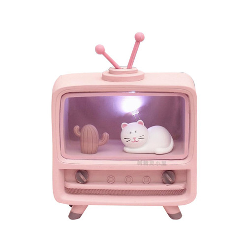 DOITOOL Kids Night Lights Kids Night Lamp Nightlight for Kids Pretty Room Decoration Night Lights for Kids Led Night Light Led Cat Lamp Cute Lamp Cartoon Cat Light Small Table Lamp