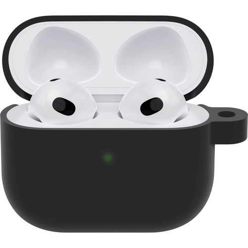 OtterBox Soft Touch Case for Apple AirPods (3rd Gen) - Black Taffy (Black)