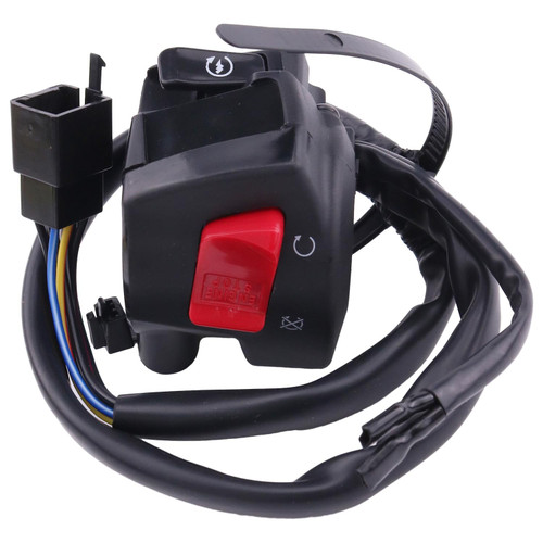 WQSING Right Handlebar Start Stop Kill Compatible with Honda CBR600 CBR600F4i CBR600RR 2001-2006 35013-MBW-A12 CBR 600 F4i 01-06 Throttle Starter