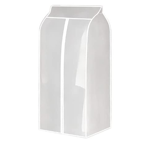 VTOSEN Garment Cover, Hanging Clothes Storage Bag, Translucent PEVA Clothes Dust Cover Protector for Closet Storage, Suit Bag for Home Organization