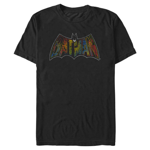 Warner Brothers Batman Villain Mashup Short Sleeve Tee Shirt, Black, 3X-Large