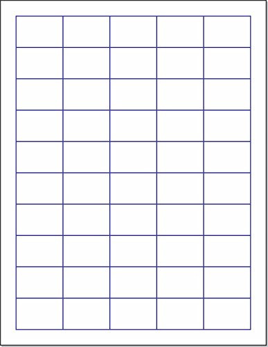 NextDayLabels - Laser/Ink Jet White Labels (1-1/2" x 1" - 50 Per Page | 5,000 Labels)