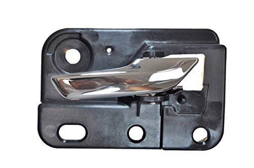 PT Auto Warehouse CH-2601M-RH - Interior Inner Inside Door Handle, Chrome Lever - Passenger Side