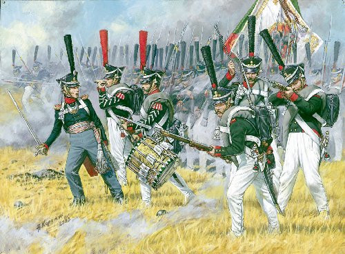 Zvezda Models 1812-1815 Russian Heavy Infantry Model Kit