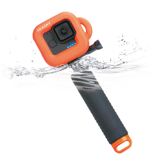 SEASKY Snorkeling Float Shell Floaty Case & Float Handle Grip Kit Accessories for Gopro Hero 11/10/9 Black Action Sports Camera (for Gopro 11 Mini) SEASKY Snorkeling Float Shell Floaty Case & Float Handle Grip Kit Accessories for Gopro Hero 11/10/9 Black Action Sports Camera (for Gopro 11 Mini)