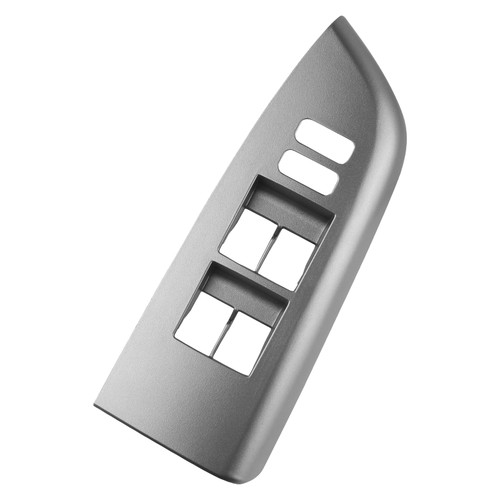 Osompar Door Window Switch Bezel Front Left Driver Side Compatible with 2007-2009 Toyota Tundra 2008-2009 Toyota Sequoia Replaces 74232-0C040 Silver