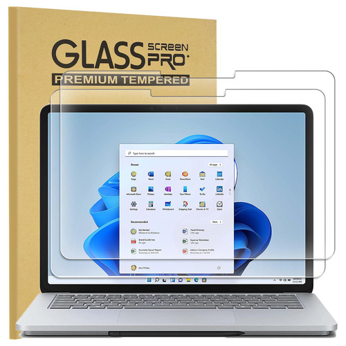 KEANBOLL 2-Pack Surface Laptop Studio Tempered Glass Screen Protector for Microsoft Surface Laptop Studio 2 /Surface Laptop Studio (14.4 inch),Ultra Clear-Tempered Glass