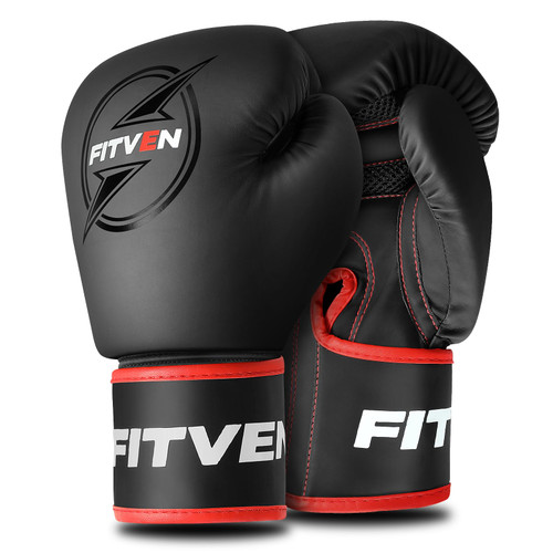 FITVEN Boxing Gloves for Men & Women Punching Bag Gloves Kickboxing Gloves Boxing Training Gloves for Boxing, Sparring, Muay Thai, MMA 12 14 16 oz