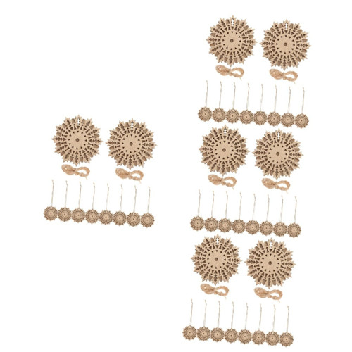BESTOYARD 40 pcs Double Decorative Wood Chips Christmas Wood Circles Christmas Tree Ornaments Xmas Gifts tag Wood Hanging Cutout Snowflake Wood Chips Wood Cutout Blank Wooden 7c Rope BESTOYARD 40 pcs Double Decorative Wood Chips Christmas Wood Circles Christmas Tree Ornaments Xmas Gifts tag Wood Hanging Cutout Snowflake Wood Chips Wood Cutout Blank Wooden 7c Rope