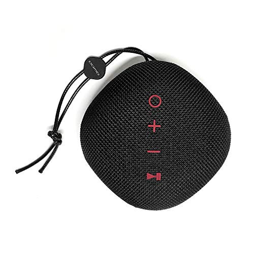 Bluetooth Speaker, QWOO Portable Wireless Speaker Waterproof Stereo Speaker Built-in Mic 18 Hours Playing Time Loud Enhanced Sound Rich Bass Indoor/Outdoor via Bluetooth 4.2/TF Card/AUX Black Bluetooth Speaker, QWOO Portable Wireless Speaker Waterproof Stereo Speaker Built-in Mic 18 Hours Playing Time Loud Enhanced Sound Rich Bass Indoor/Outdoor via Bluetooth 4.2/TF Card/AUX Black