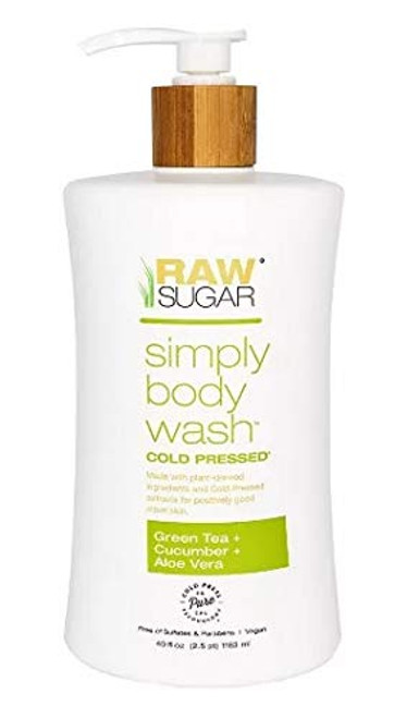 Raw Sugar Simply Body Wash Green Tea + Cucumber + Aloe Vera - 40 fl oz Raw Sugar Simply Body Wash Green Tea + Cucumber + Aloe Vera - 40 fl oz