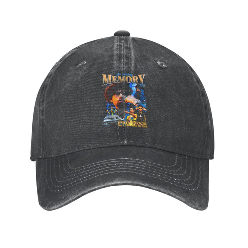 PnB Rapper Rock Baseball Cap Unisex Washed Cowboy Hat Outdoor Hip Hop Adjustable Buckle Back Trucker Hat Dad Hats
