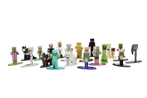 JADA Minecraft 20-Pack Wave 1 Nano METALFIGS 1.65" Die - Cast Figures, Multicolor (30125) JADA Minecraft 20-Pack Wave 1 Nano METALFIGS 1.65" Die - Cast Figures, Multicolor (30125)