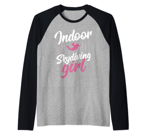 Indoor Skydiving Skydiver Sky Diving - Indoor Skydiving Raglan Baseball Tee