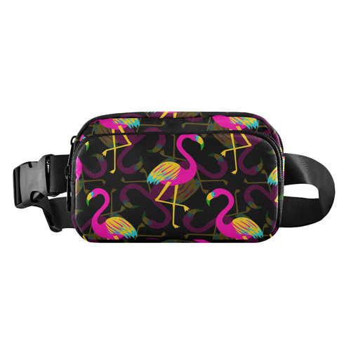 Flamingo Fanny Packs for Women Men Belt Bag with Adjustable Strap Fashion Waist Packs Crossbody Bag Waist Pouch for Hiking Cycling Flamingo Fanny Packs for Women Men Belt Bag with Adjustable Strap Fashion Waist Packs Crossbody Bag Waist Pouch for Hiking Cycling