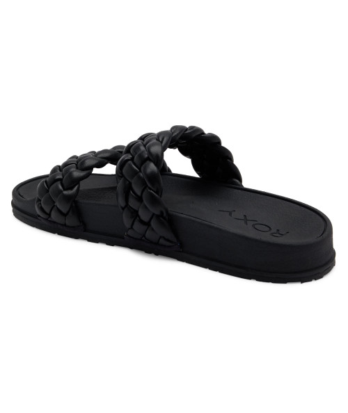 Roxy Women's Slippy Slide Sport Sandal, Black 233, 10