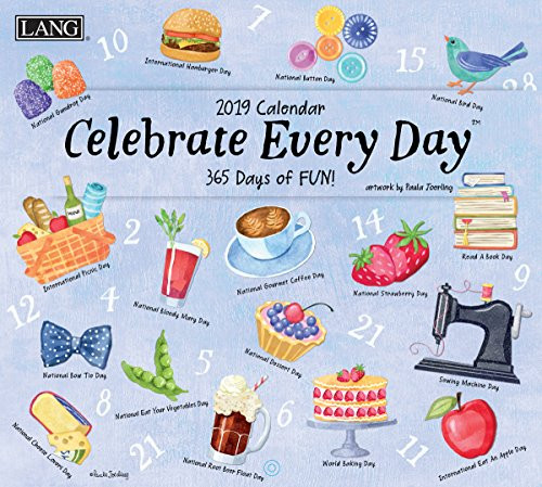 Lang Celebrate Everyday 2019 Wall Calendar Office Wall Calendar (19991002006)