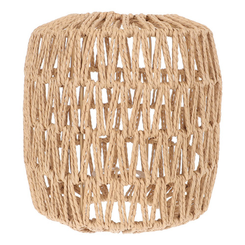 CALLARON Woven Lampshade Rattan Lamp Shade Pendant Lampshade Wicker Lamp Shade for Bedroom Living Room