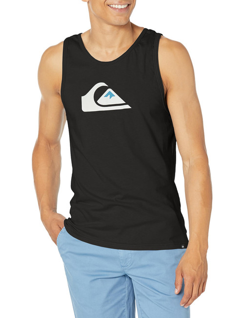 Quiksilver Men's Comp Logo Tank Tee Shirt, Black 233