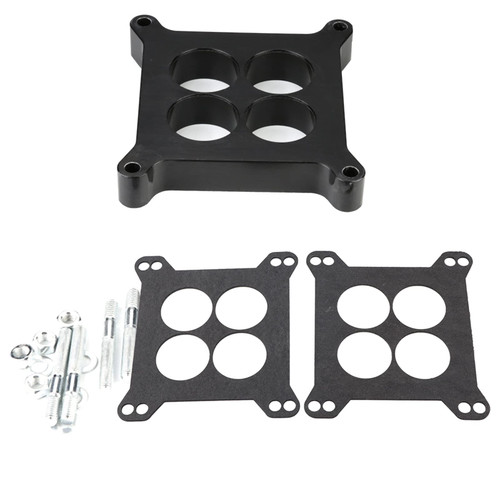 Carburetor Gasket,Carburetor Gasket 1" Ported Phenolic Carburetor Spacer 4bbl SBC BBC BB Fits for Holley SB Chevy Ford
