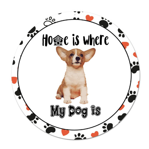 Bomehhjuli Welcome Sign for Wall Home is Where My Dog is Metal Sign Boxer Dog Paw Heart Wreath Metal Wall Art Dog Mom Gift Abstract Wall Plaque Poster for Bedroom Cafe Bar Club Pub Garage 12in Bomehhjuli Welcome Sign for Wall Home is Where My Dog is Metal Sign Boxer Dog Paw Heart Wreath Metal Wall Art Dog Mom Gift Abstract Wall Plaque Poster for Bedroom Cafe Bar Club Pub Garage 12in