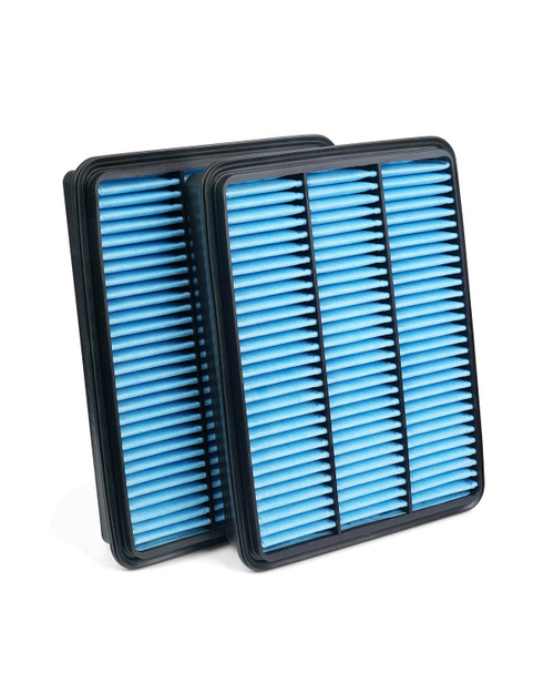 Cartist 2-Pack Engine Air Filter Fits for Toyota Tundra 4.7L 2000-2006, Sequoia 4.7L 2001-2008, Tundra 3.4L 2000-2004, 4Runner 4.7L 2003-2009, Land Cruiser 4.7L 1998-2007, Replacement for 17801-30040
