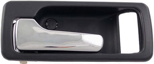 Dorman 92449 Front Driver Side Interior Door Handle Compatible with Select Honda Models, Black; Chrome