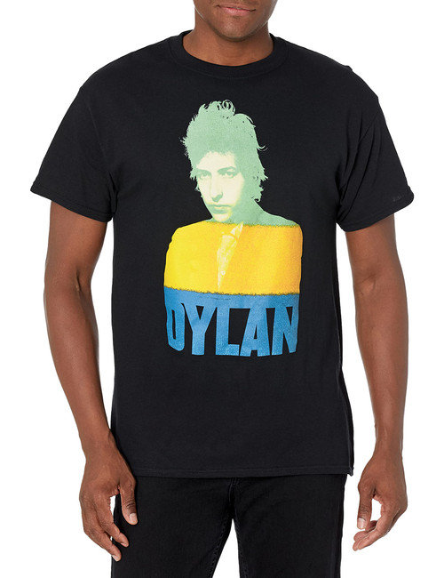 Bob Dylan Tri Color Tee, Black, Large Bob Dylan Tri Color Tee, Black, Large
