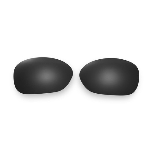 Walleva Replacement Lenses for Oakley Pulse Sunglasses - Multiple Options Available (Black - Polarized)
