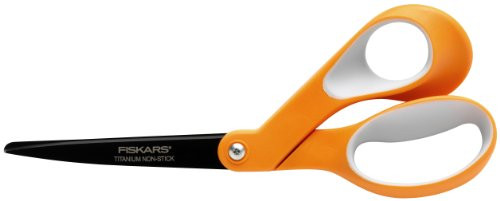 Fiskars 8 Inch Non-stick Titanium Softgrip Scissors Fiskars 8 Inch Non-stick Titanium Softgrip Scissors