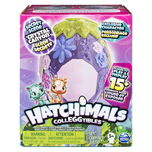 Hatchimals CollEGGtibles Crystal Canyon Secret Scene Playset with Exclusive Colleggtible (Style May Vary), Ages 5 & Up Hatchimals CollEGGtibles Crystal Canyon Secret Scene Playset with Exclusive Colleggtible (Style May Vary), Ages 5 & Up