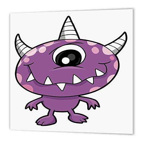 3dRose ht_102295_3 Cute Purple People Eater Monster Cartoon Character Iron on Heat Transfer Paper for White Material, 10 by 10" 3dRose ht_102295_3 Cute Purple People Eater Monster Cartoon Character Iron on Heat Transfer Paper for White Material, 10 by 10"