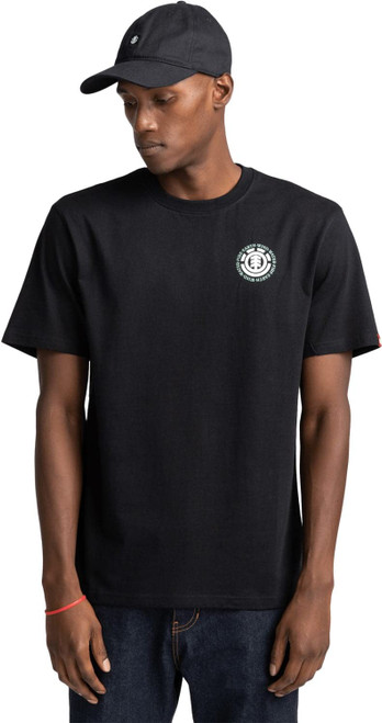 Element mens Seal Short Sleeve Tee Shirt, Flint Black, Large US