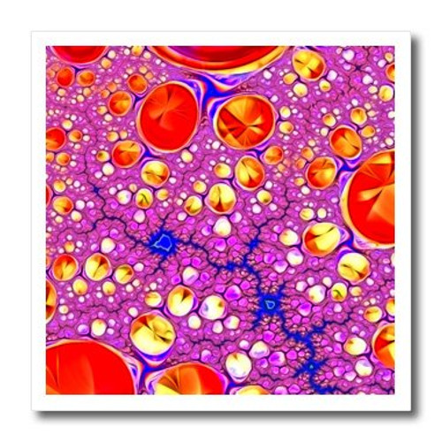 3dRose ht_7697_3 Purple and Red Abstract by Angelandspot-Iron on Heat Transfer for White Material, 10 by 10-Inch