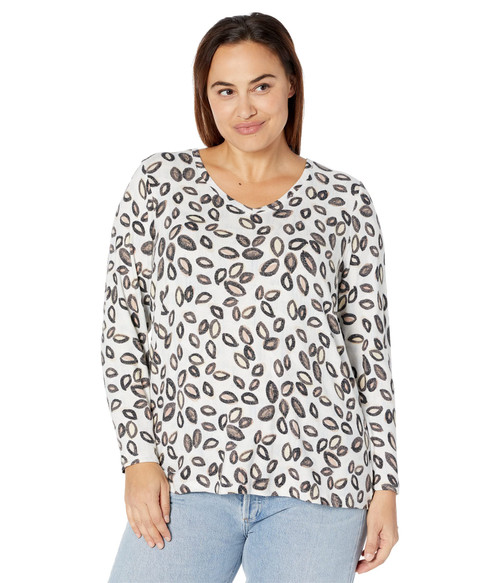 NIC+ZOE Women's Tossed TEE, Neutral Multi, XS
