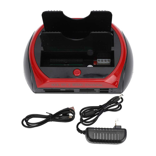 2.5"/3.5" HDD All in 1 HDD Hard Drive Docking Station, 2.5" / 3.5" SATA IDE HDD Docking Station, Support All 2.5 / 3.5" SATA & IDE Hard Disk, Compatible with USB 1.1, USB 2.0 SATA l