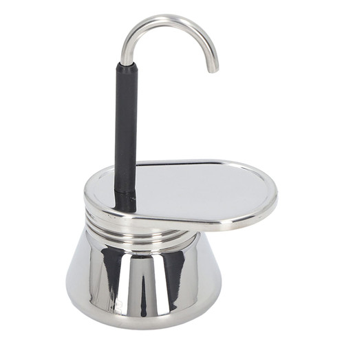 plplaaoo Coffee Maker,Single Spout Espresso Maker,Single Spout Mocha Pot Stainless Steel Lightweight Italian Coffee Maker for Outdoor Camping Home