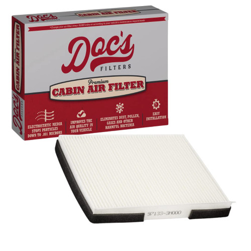 Doc's Filters DC3725 Cabin Air Filter | Fits Genesis G80/G90 2017-2023, Hyundai Equus 2011-2016, Genesis 2009-2016, Kia Stinger 2021-2022