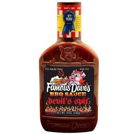 Famous Dave's BBQ Sauce, Devil's Spit 19 Oz (Pack of 3)