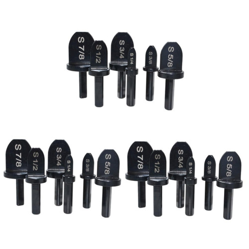 DOITOOL 18 Pcs Copper Pipe Expander Copper Pipe Swaging Drill Hvac Tube Expander T Tool Flaring and Swaging Tool Copper Pipe Swaging Tool Expandable Hose Bearing Steel Forging Round